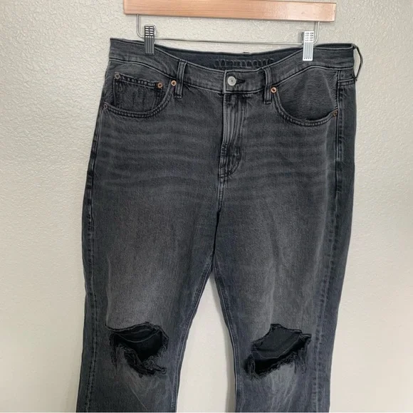 American Eagle 90's bootcut rip knee size 12 - Picture 4 of 10